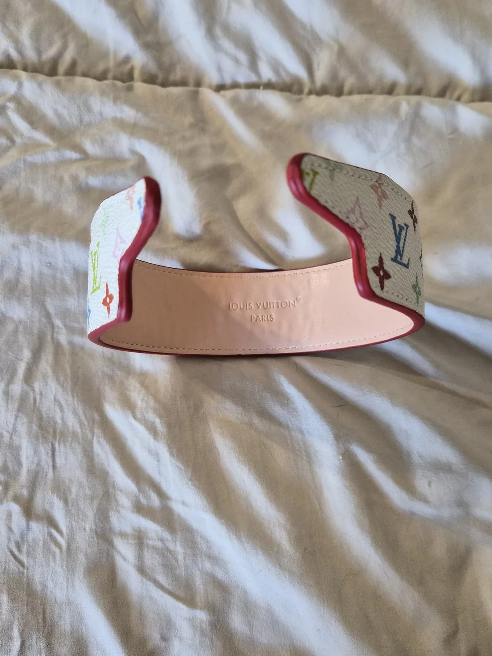 Louis Vuitton White Multicolor Monogram Kids Headband